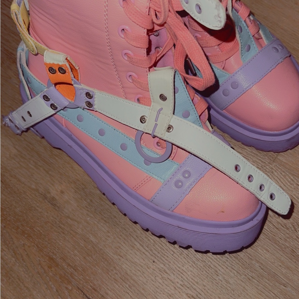 Colorful High-Top Platforms